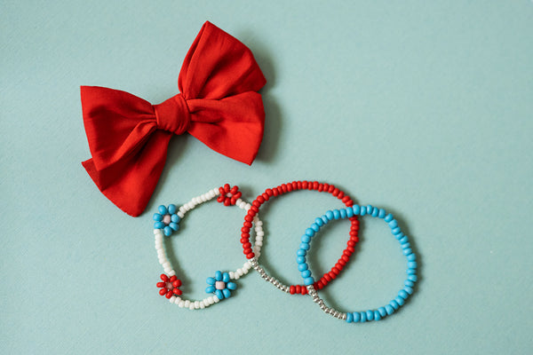 Classic Red or Blue Stackable